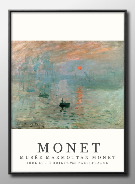 楽天市場】A3・A4ポスター 【クロード・モネ】 ジヴェルニーのセーヌ川