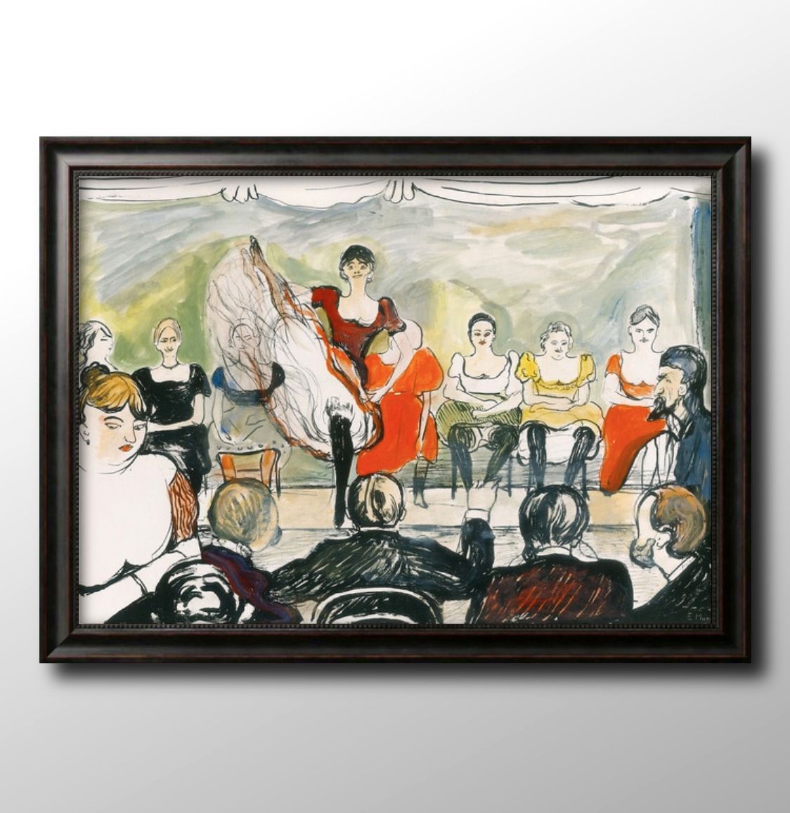 未着用品　エドヴァルド・ムンク　マドンナ　Tシャツ サイズＬ　怖い絵展　ムンク 楽天市場】エドヴァルド ムンク マドンナ A3 サイズ ポスター アート