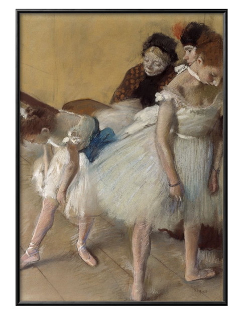 エドガー・ドガ、「DANSEUSE JAUNE」、海外版超希少レゾネ、新品額付 エドガー・ドガ、「DANSEUSE JAUNE」、海外版超希少レゾネ、新品
