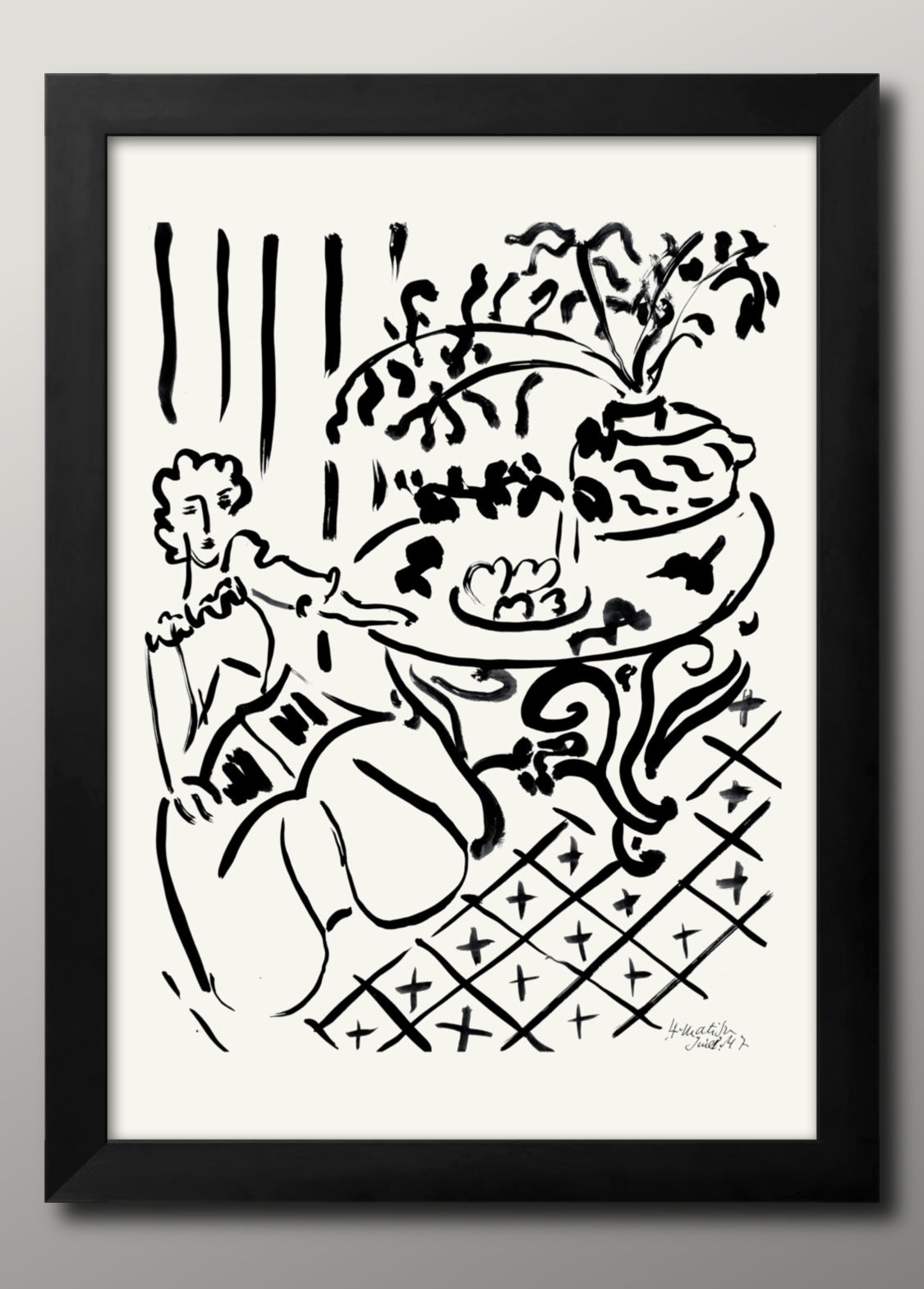 楽天市場】大きな赤い室内 アンリ・マティス作品 F8サイズ 工芸美術画