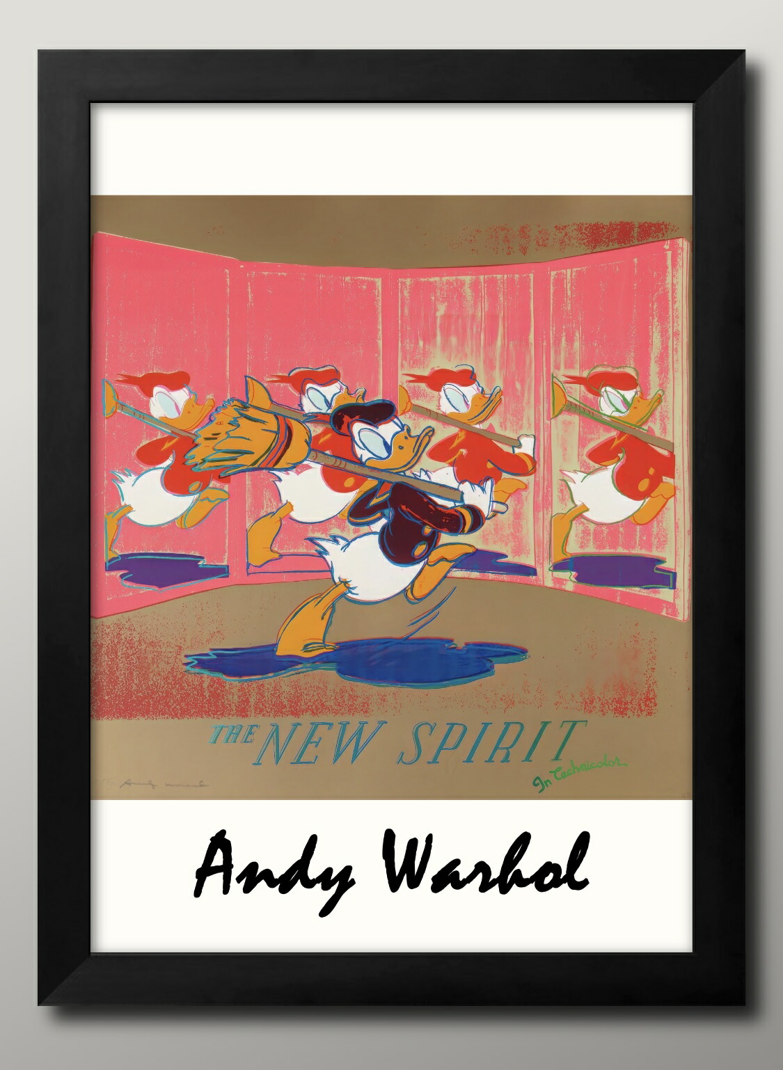 楽天市場】額入りポスター アンティーク ディズニー ドナルド ドナルド