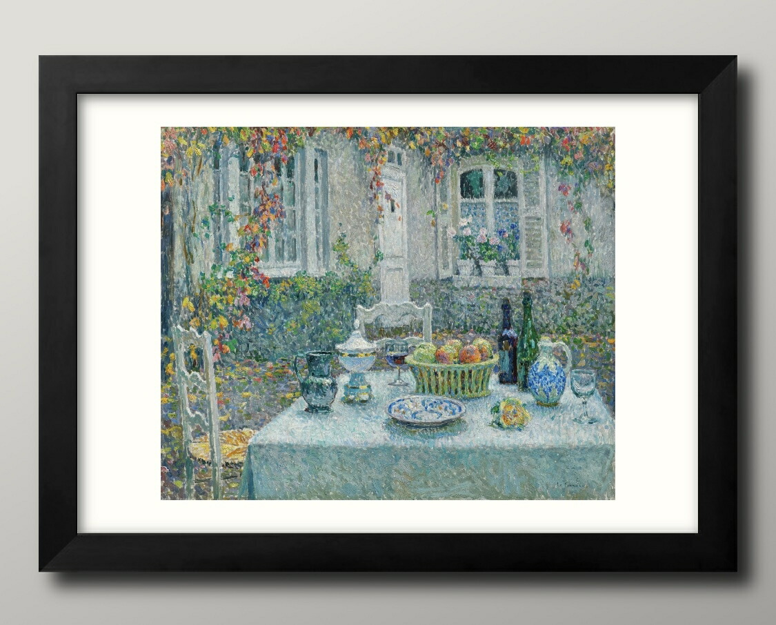 楽天市場】絵画 F6号 チャイルド・ハッサム 「花摘み、フランス式庭園