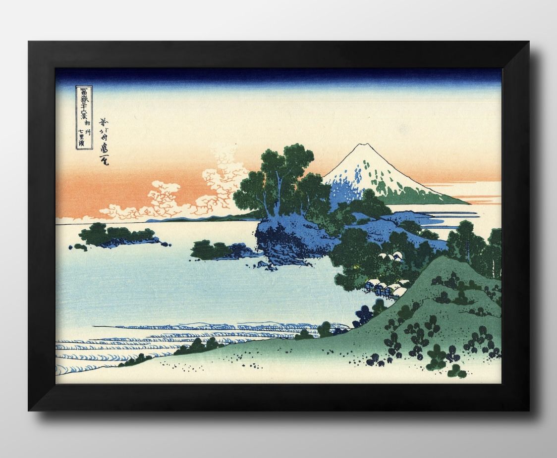 楽天市場】葛飾北斎 富嶽三十六景 甲州三坂水面 A3 サイズ ポスター