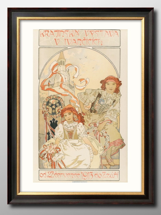 楽天市場】アルフォンス ミュシャ 桜草 A3 サイズ ポスター アート