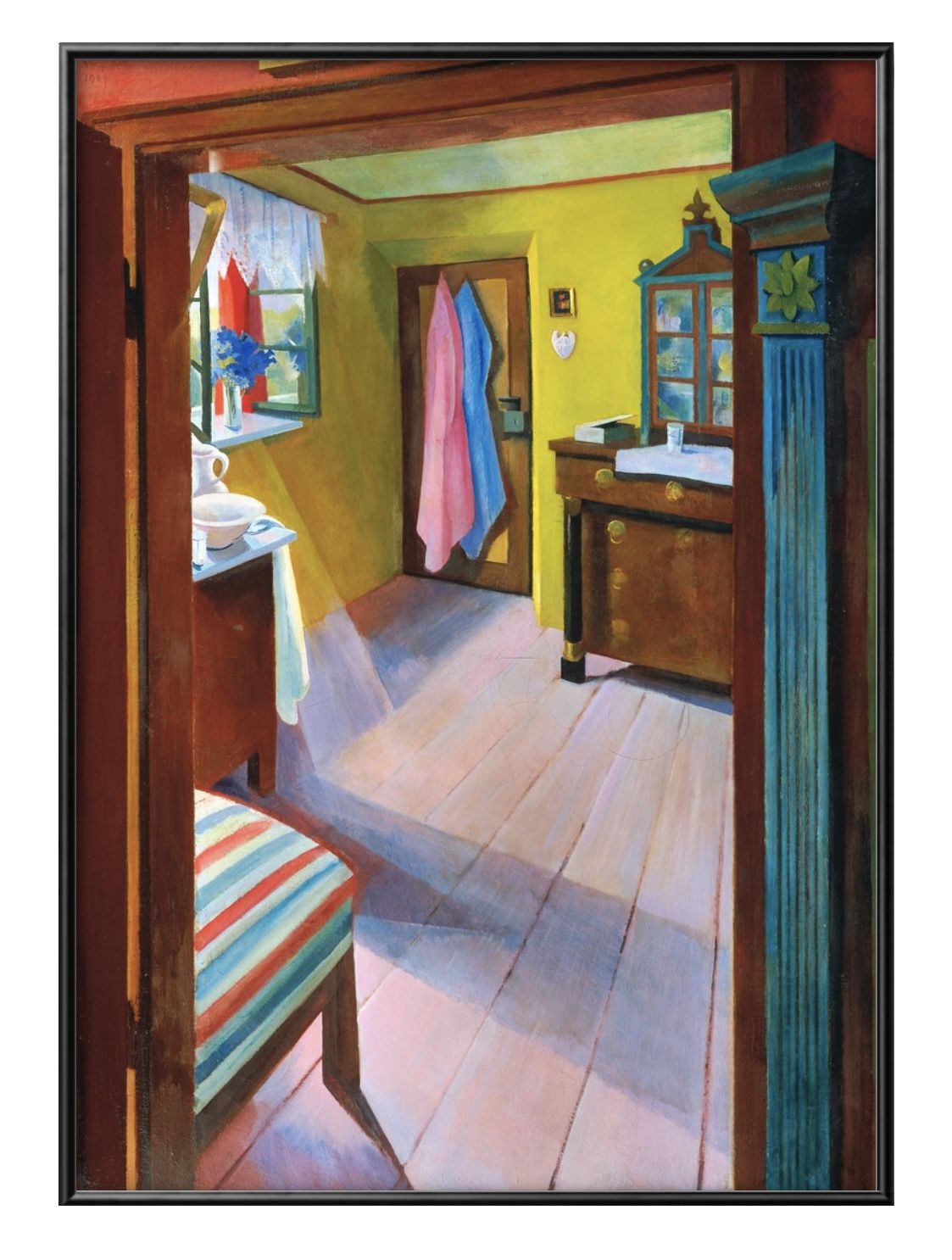 【楽天市場】ポスター アート おしゃれ 絵画 インテリア ルートヴィヒ フェルディナント グラフ L?ndliches Interieur