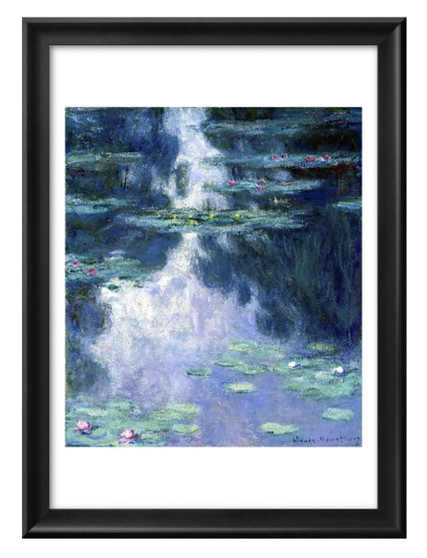 楽天市場】クロード モネ 睡蓮の池に架かる橋 A3 サイズ ポスター