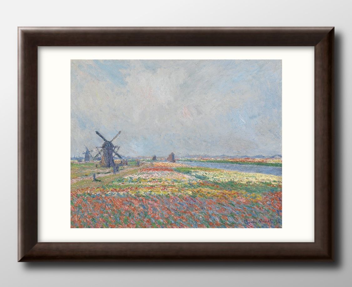 【楽天市場】クロード モネ Tulip Fields near The Hague A3 サイズ ポスター アート おしゃれ 絵画 インテリア ...