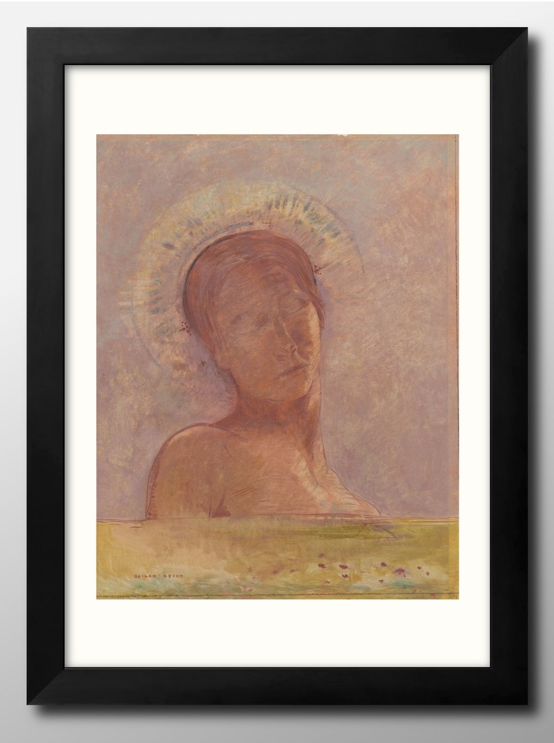 楽天市場】オディロン ルドン 悪の華 A3 サイズ ポスター アート