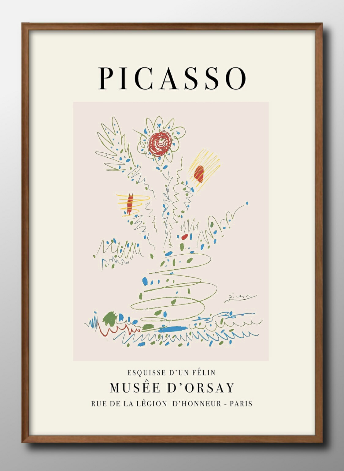楽天市場】【Pablo Picasso】 アートポスター フレーム付き