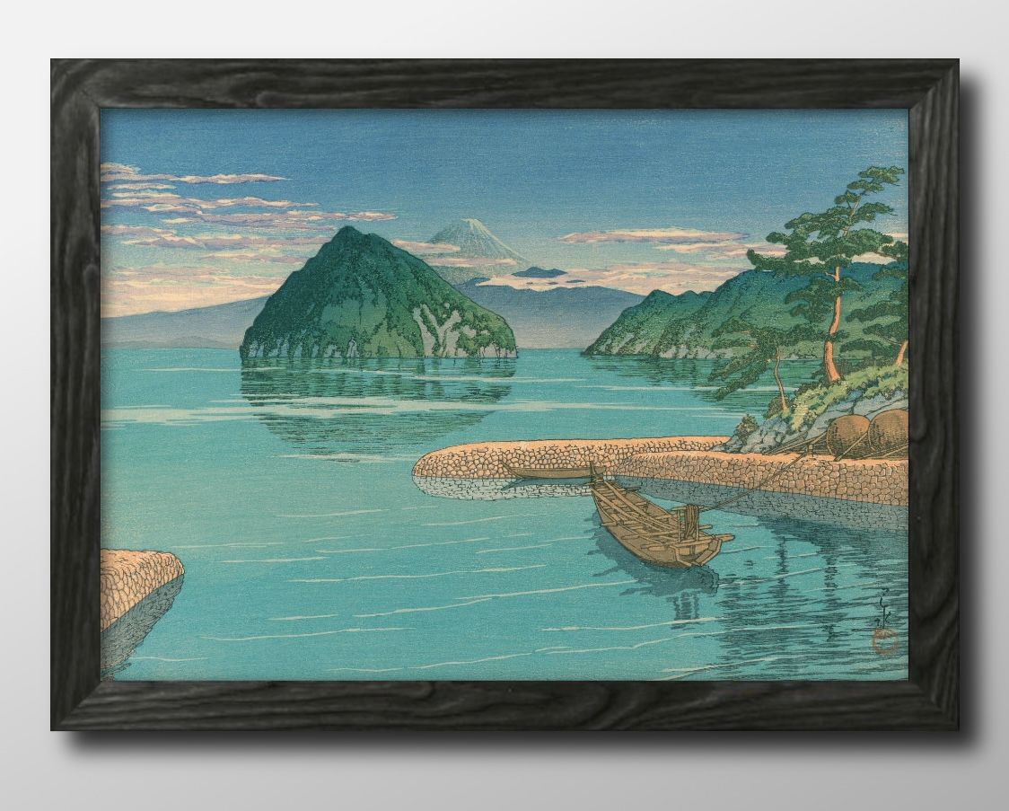 楽天市場】川瀬巴水 静岡 浅間神社 A3 サイズ ポスター アート