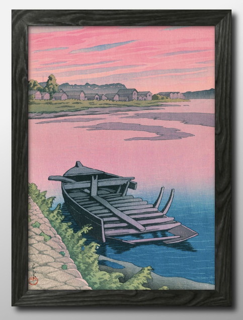 楽天市場】川瀬巴水 A3 サイズ ポスター アート おしゃれ 絵画