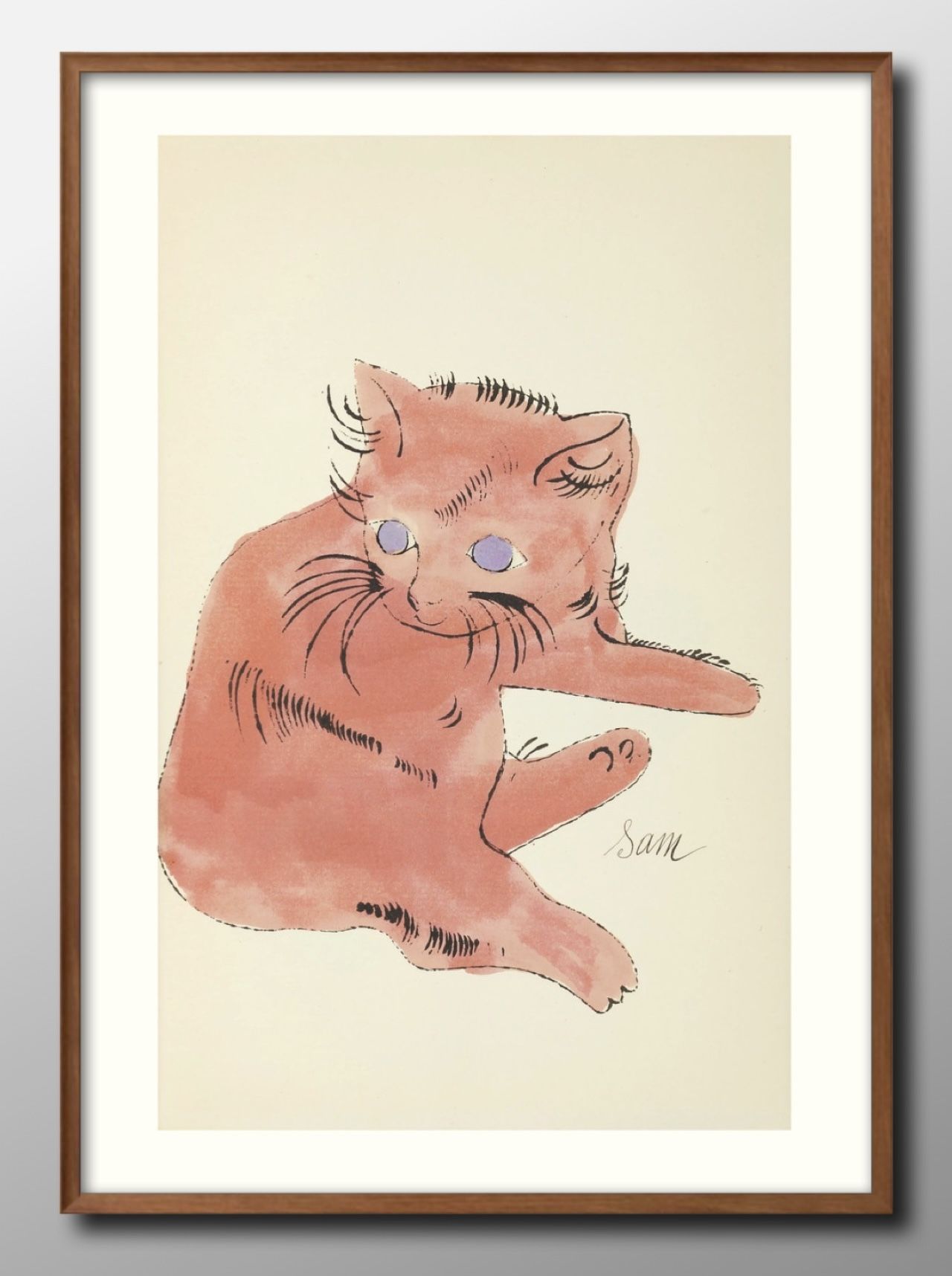 楽天市場】アンディ ウォーホル 猫 ネコ A3 サイズ ポスター