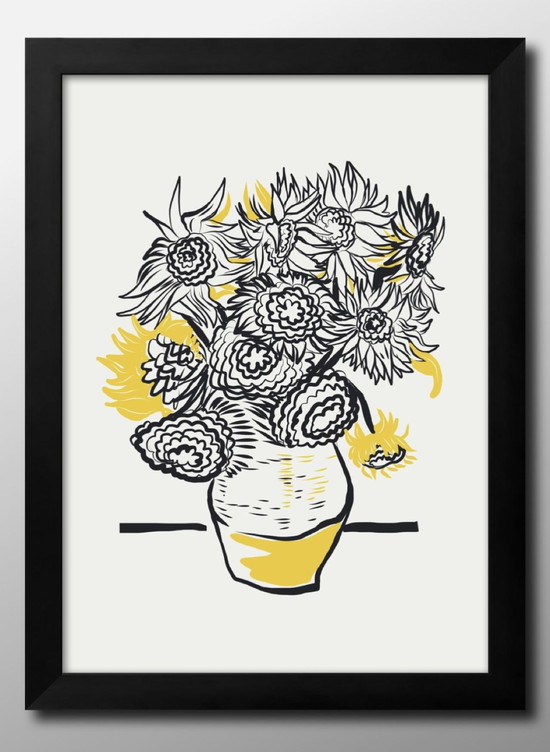 楽天市場】フィンセント ファン ゴッホ ひまわり A3 サイズ ポスター