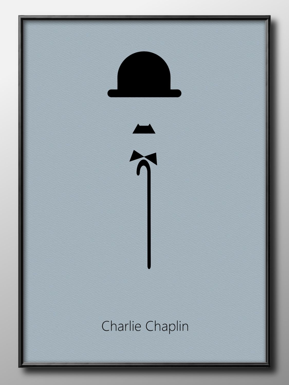 チャールズ・チャップリン　デニムアート　額縁付き Amazon.co.jp: チャップリン Charlie Chaplin アートフレーム アート