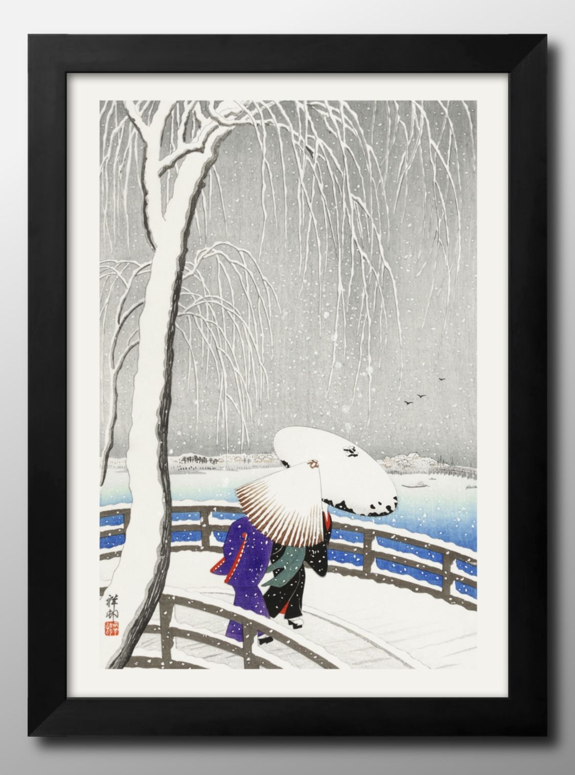 楽天市場】小村雪岱 青柳 A3 サイズ ポスター アート おしゃれ 絵画