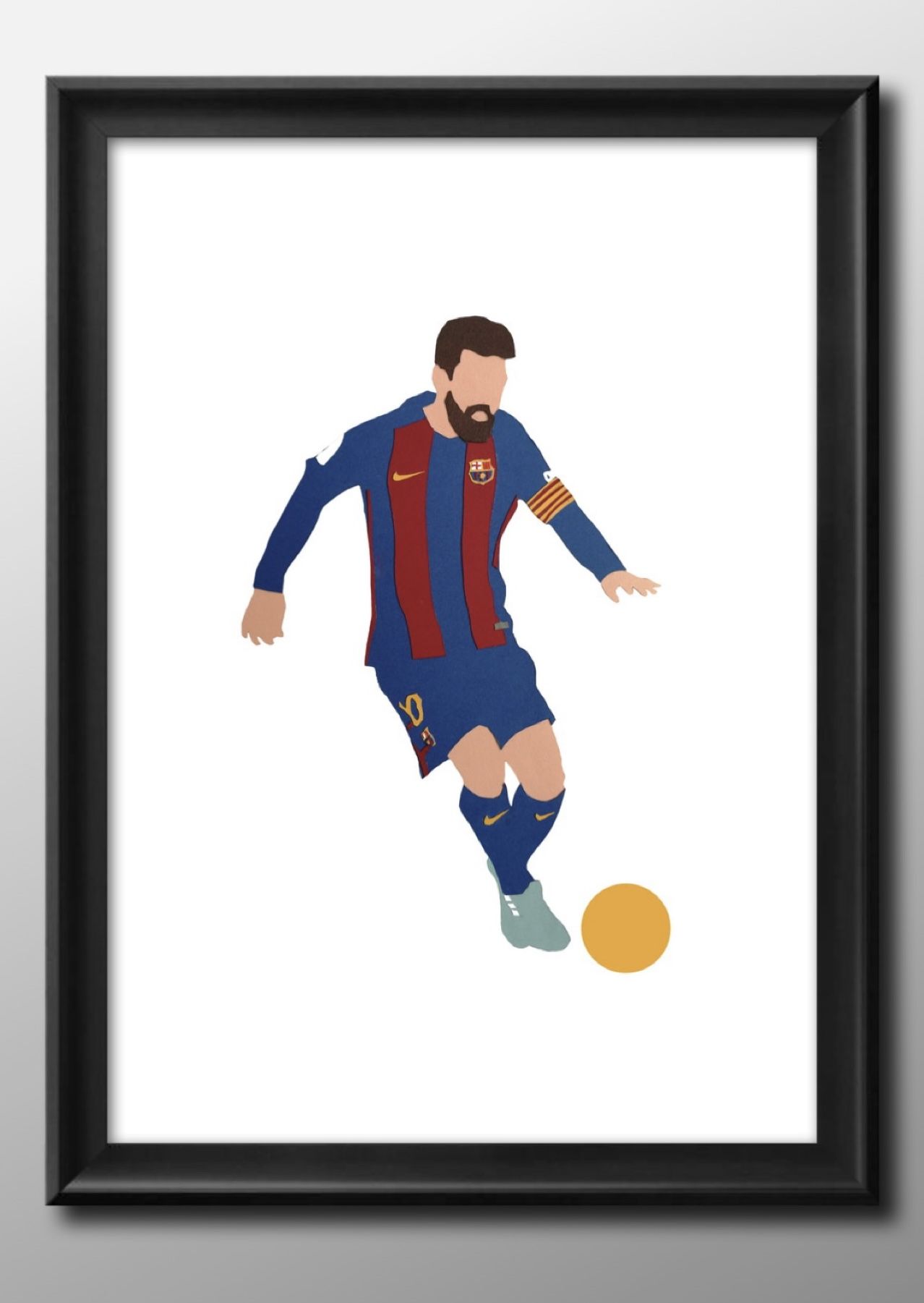 楽天市場】バルセロナ リオネル メッシ サッカー フットボール