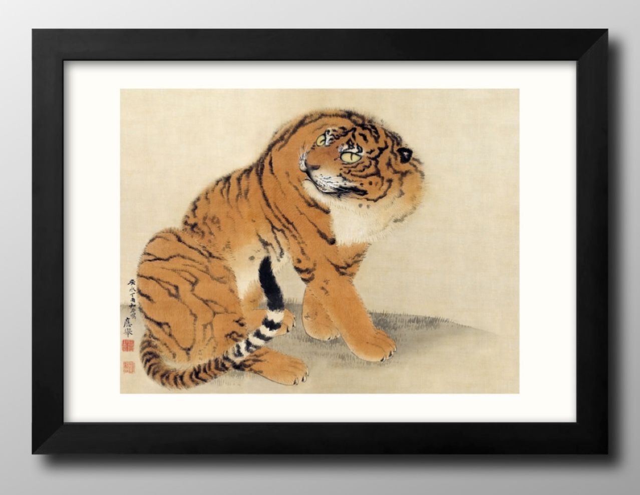 楽天市場】芸艸堂 木版画 神坂雪佳「No.3 狗児」メーカー取寄品 イヌ