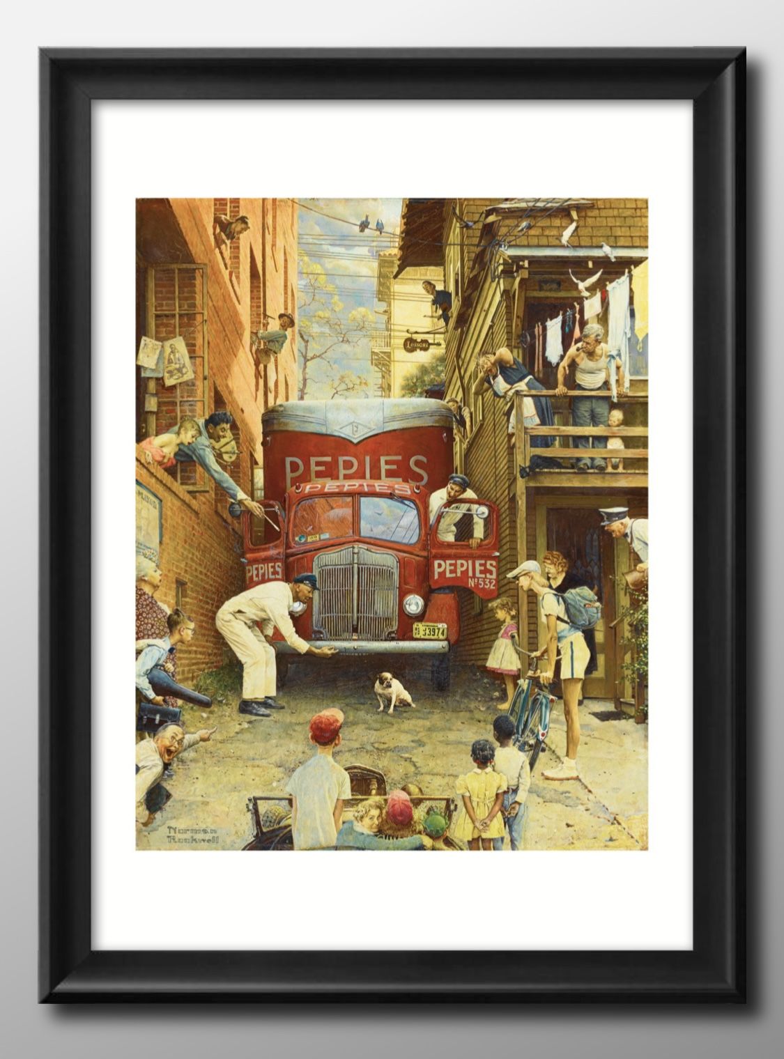 額装品/Outward/ノーマン ロックウェル/インテリア/アート/ポスター