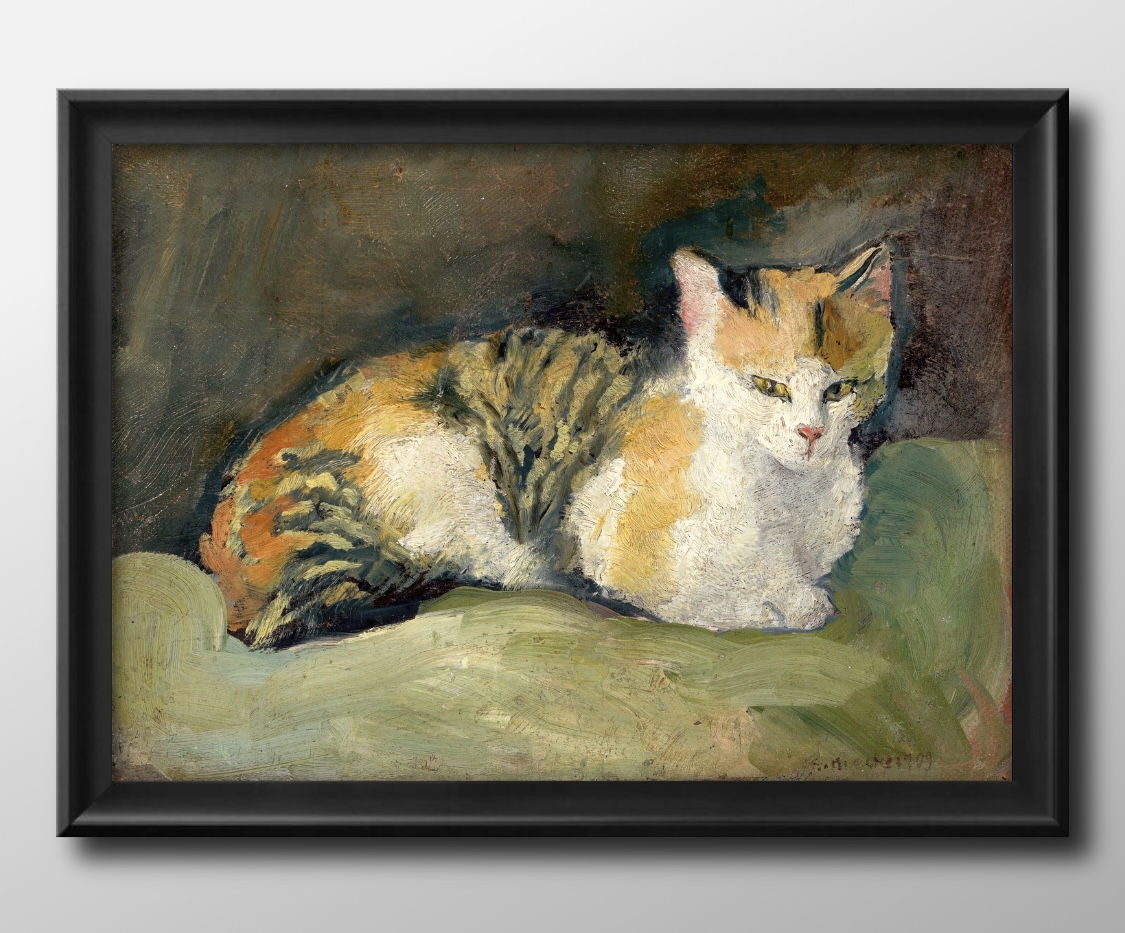 楽天市場】アンリ マティス マチス 猫 ネコ ハチワレ モダン A3 サイズ