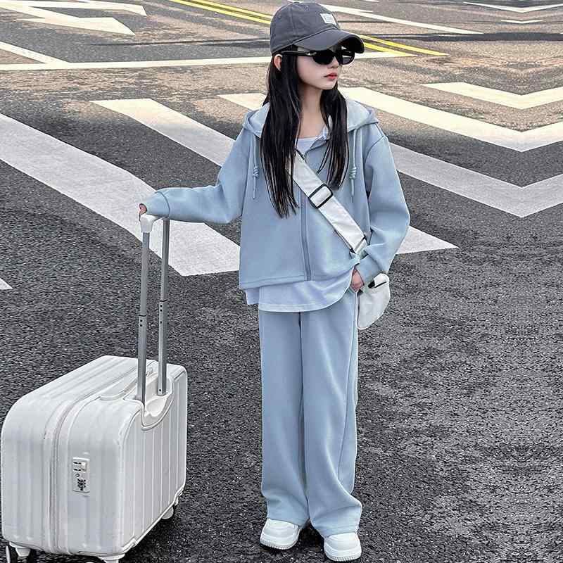 セットアップ 女の子 子供服 春物 上下セット キッズ カジュアル スポーツ アウター