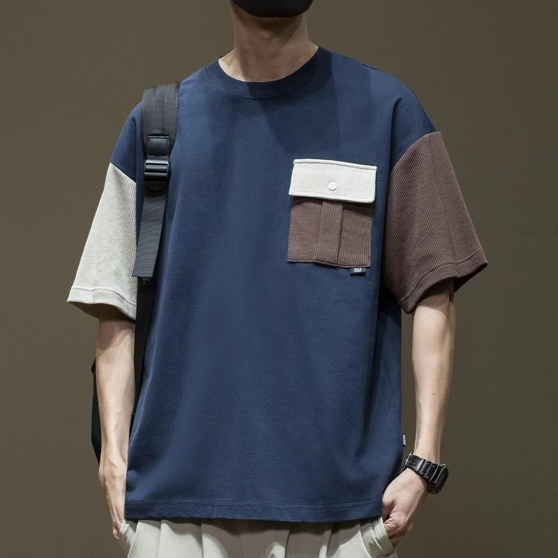 Tシャツ メンズ 半袖 夏 大きいサイズ ゆったり 体型カバー カットソー