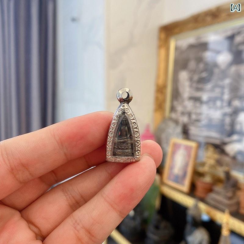 ネックレス アクセサリー ペンダント トップ 仏教 手工芸 小さめ チタン鋼 ブラック ゴールド レトロ エスニック レディース メンズ｜おうち健康生活 8,806円