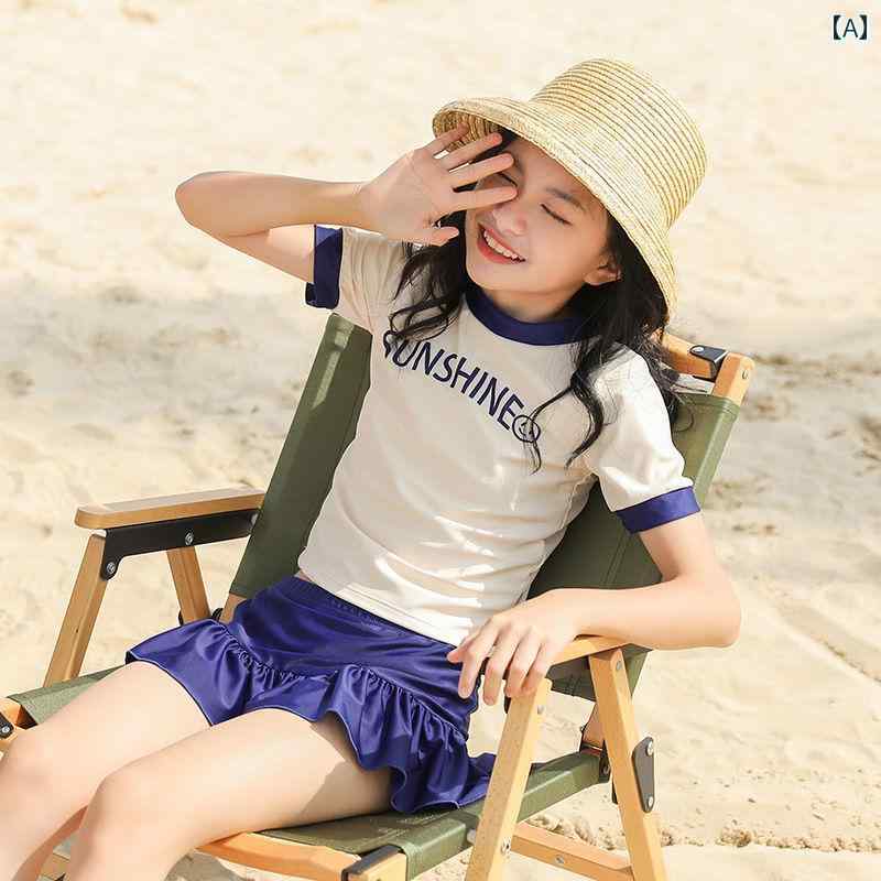 水着 女の子 キッズ 夏 海 プール リゾート かわいい 森 風 セパレート 新 小 中 温泉 プール 水泳 スーパー フェアリー