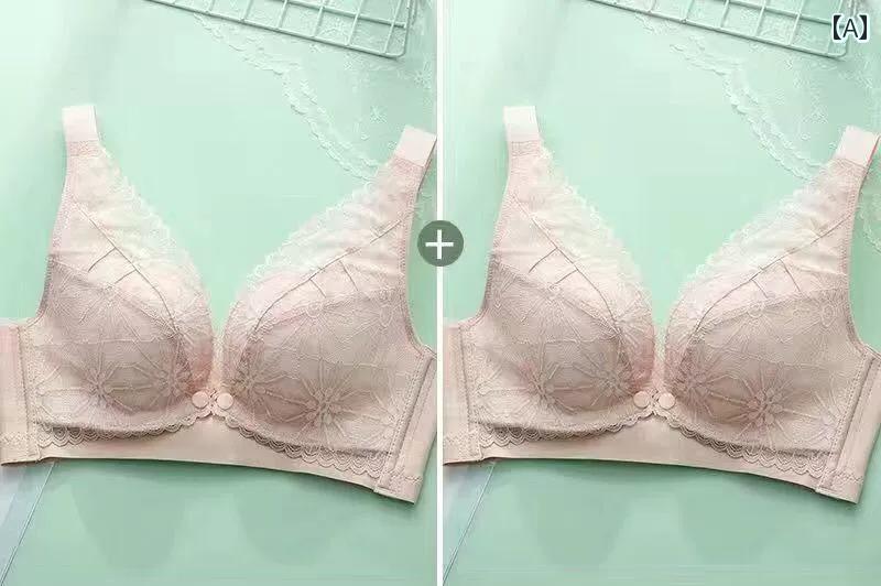 授乳ブラ おしゃれ 前開き ボタン 薄手 軽量 ブラジャー ギャザー 垂れ下がり 防止 母乳 薄手 産後 妊娠期 快適 通気性 肌 緑 黒