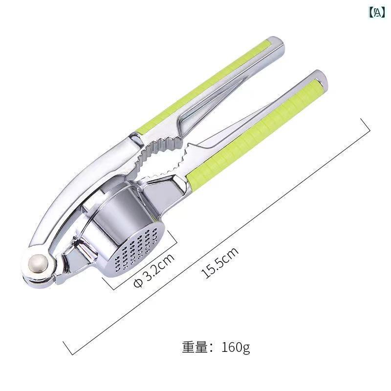 にんにく つぶし器 手動 ガーリックプレス 304 ステンレス 鋼 マッシュ 家庭 スクイーズ みじん切り キッチン 便利 グッズ 簡単 料理