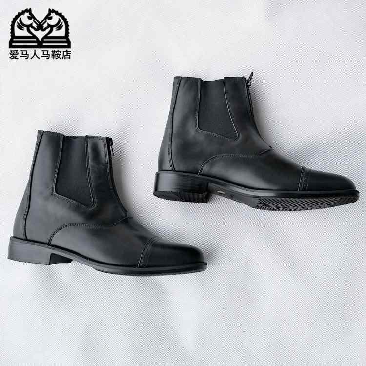 乗馬 ブーツ メンズ レディース 子供 ショート 品 馬具 馬術 初心者 入門 かっこいい トレーニング 競技 ウエスタン カウボーイ 黒 7,377円