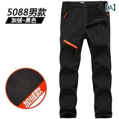 スキーウェア メンズ パンツ レディース 冬 春秋 アウトドア 登山 防水 防風 耐摩耗 保温 暖かい 厚手 ソフトシェル フリース ウール カジュアル 無地 大きめサイズ 黒 グレー 緑