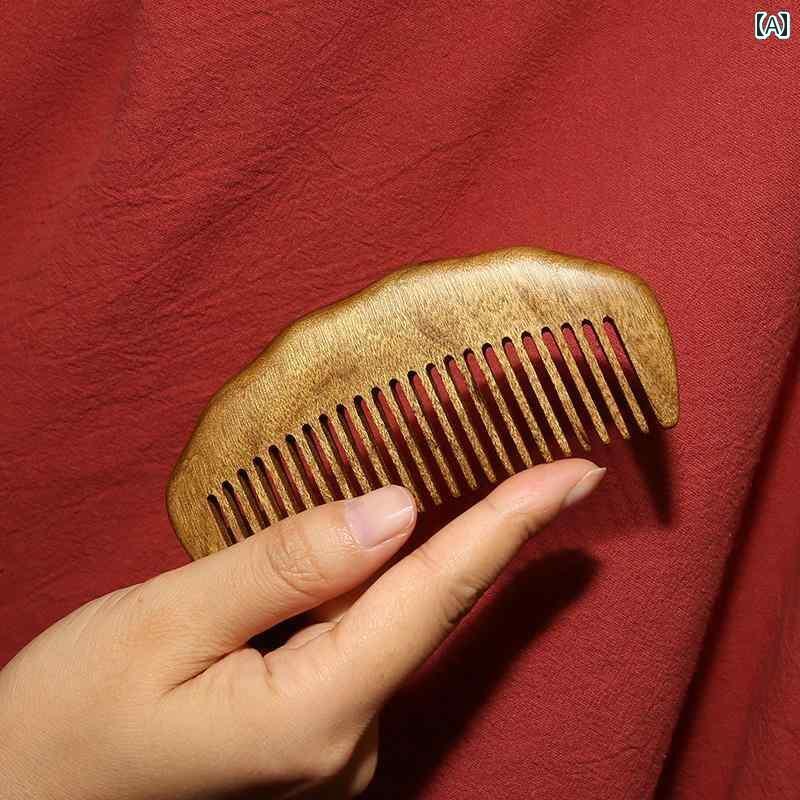櫛 木 くし コーム ヘアケア 母の日 プレゼント レディース シンプル 波形 頭皮 マッサージ 持ち運び メンズ レディース兼 ブラッシング 上品