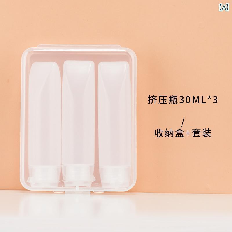 トラベル シャンプー ボトル チューブ トラベルグッズ ボディーソープ 化粧水 小分け 詰め替え 旅行品 出張 外出 外泊 海外 携帯 コンパクト シンプル 白 青 ピンク