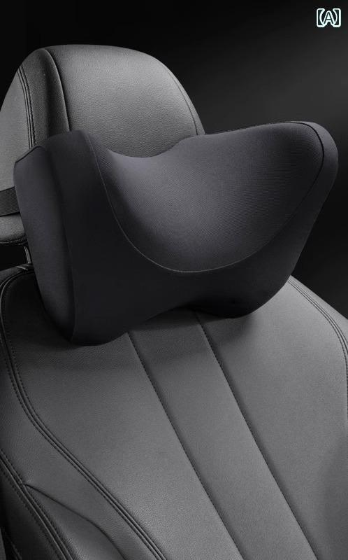 車 クッション 首 腰 セット ネックピロー ゴムバンド バックル ソフト フィット 通気 肌に優しい カバー取り外し可 洗える 疲れにくい 長距離運転 旅行 家庭 オフィス オールシーズン シンプル 黒 茶 グレー｜おうち健康生活