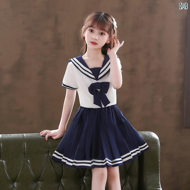 楽天市場】制服風 衣装 キッズ 女の子 セットアップ プリーツ スカート