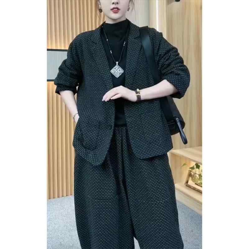 セットアップ レディース 秋冬 スーツ ジャケット ワイドパンツ 上下 2点セット きれいめ おしゃれ