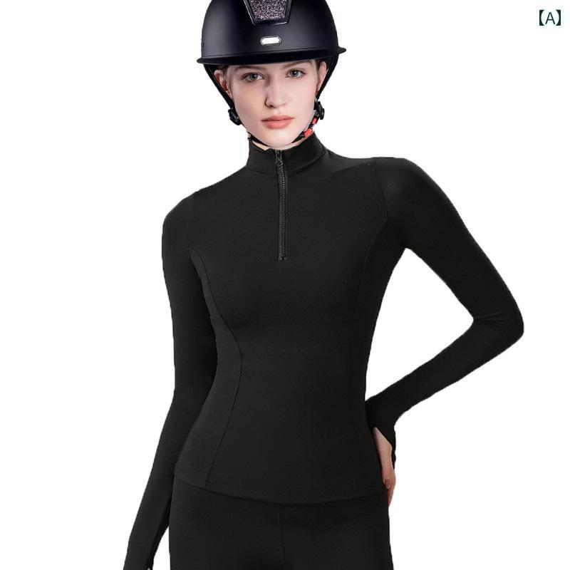 レディース 乗り馬服 冬 連合王国 黒 長袖 烏兎 ナイト爵 運動競技 駈けっくら
