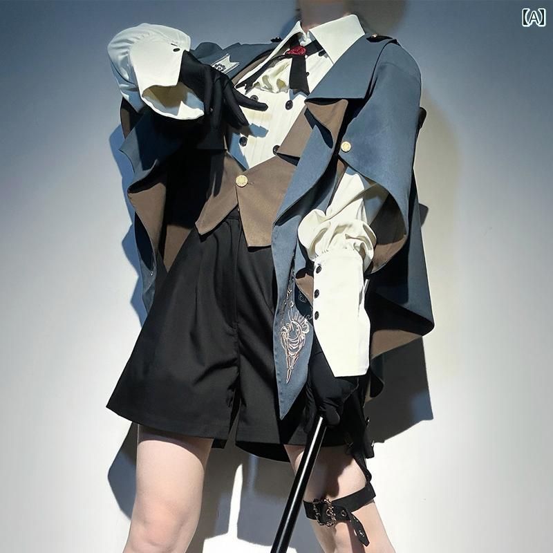 コスプレ お召しもの ロリータ レディース お召しもの 寄りあい 活動写真映画化 叙事詩 ロリータ プルオーバー 大公 お召しもの ナイト爵 私立探偵 九重の天 マント