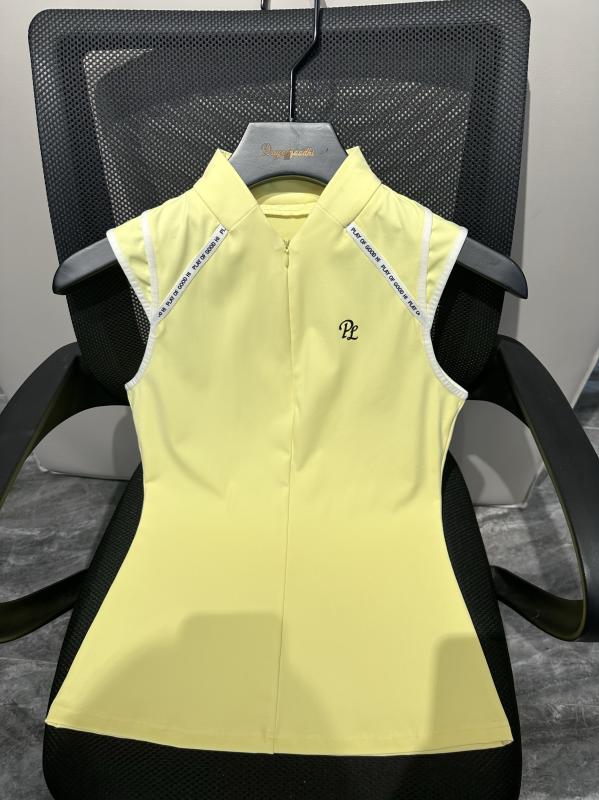半袖Tシャツ レディース ゴルフウェア 韓国風 スポーツウェア 吸湿速乾 通気性 テニス バドミントン 練習着 春夏 クリームイエロー