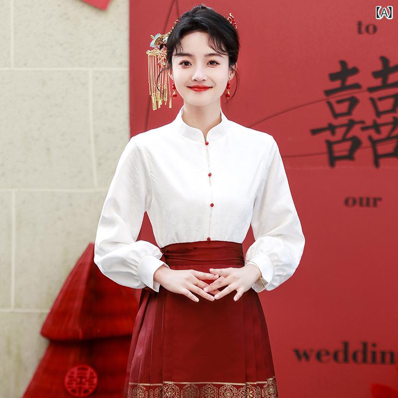 御芽出度お召しもの 花嫁御寮 瀬戸ものお召しもの 中国の言い慣わし的なスコート ぶどう酒赤いこと ボルドーワイン 中国風 交歓会 御芽出度 二次会 フォーマル セットアップ ロング丈 春夏