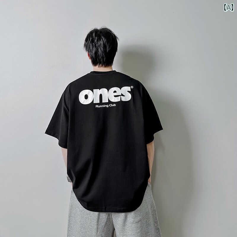 メンズ トップス カジュアル ファッション おしゃれ 綿 半袖 Tシャツ プリント 半袖 カジュアル 半袖 ボトム シャツ トレンディ