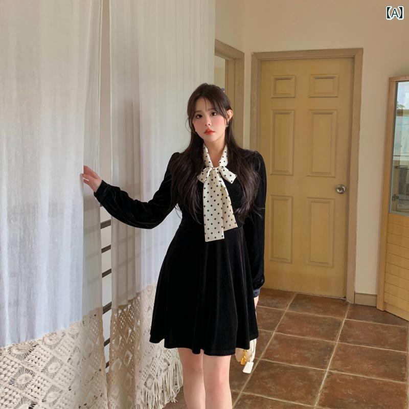 大きめサイズ レディース おしゃれ ファッション 婦人服 レース ステッチ 起毛 フェイク セットアップ ドール カラー ドレス
