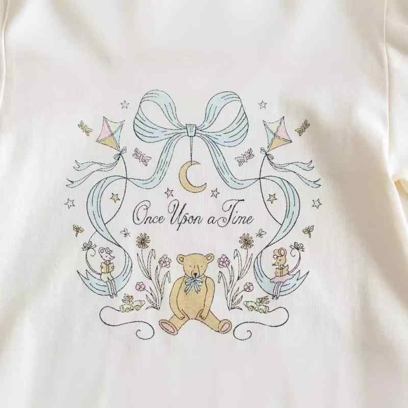 セットアップ ベビー 女の子 半袖 Tシャツ トップス ストライプ ボーダー クロップド丈 ワイドパンツ ボトムス ゆったり ルーズフィット カジュアル コットン 普段使い 夏