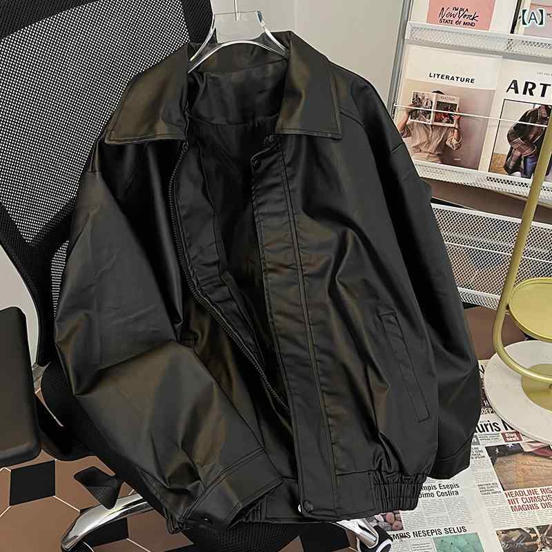 楽天市場】ライダースジャケット メンズ PUレザー新作 アウター バック