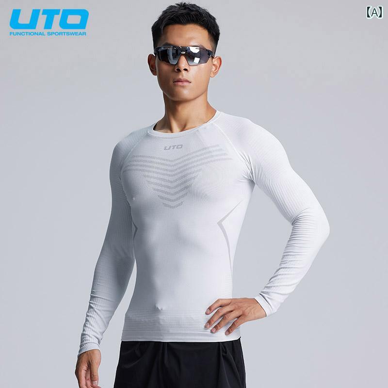 Tシャツ メンズ レディース 長袖 トップス トレーニング ジム フィットネス コンプレッション スポーツ タイツ 吸汗 速乾 ロング ホワイト ブラック ブルー