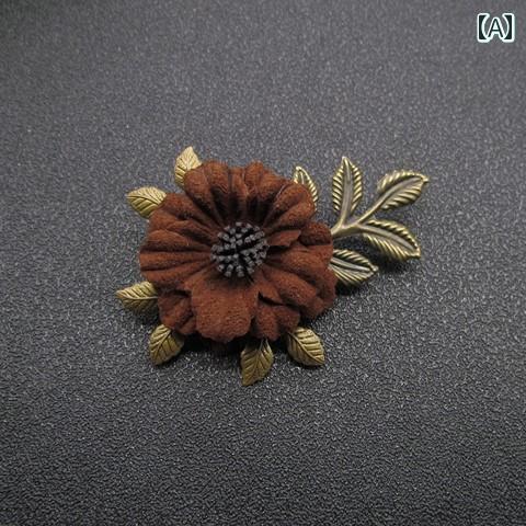 ブローチ 飾り 装飾 ミュージカル ダンス レトロ コサージュ エレガント ピンブローチ 花 アクセサリー