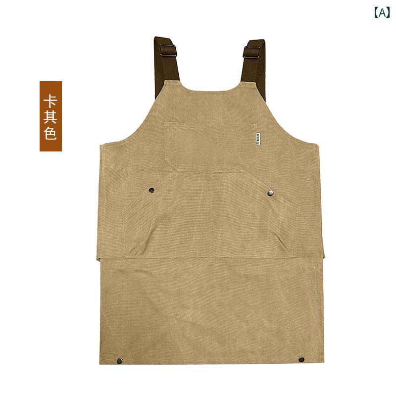 ガーデニングエン レディース メンズ 今めかしい アウトドア レトロ 耐摩耗 庭作り やり方服 カーキ 緑であること 黒いこと