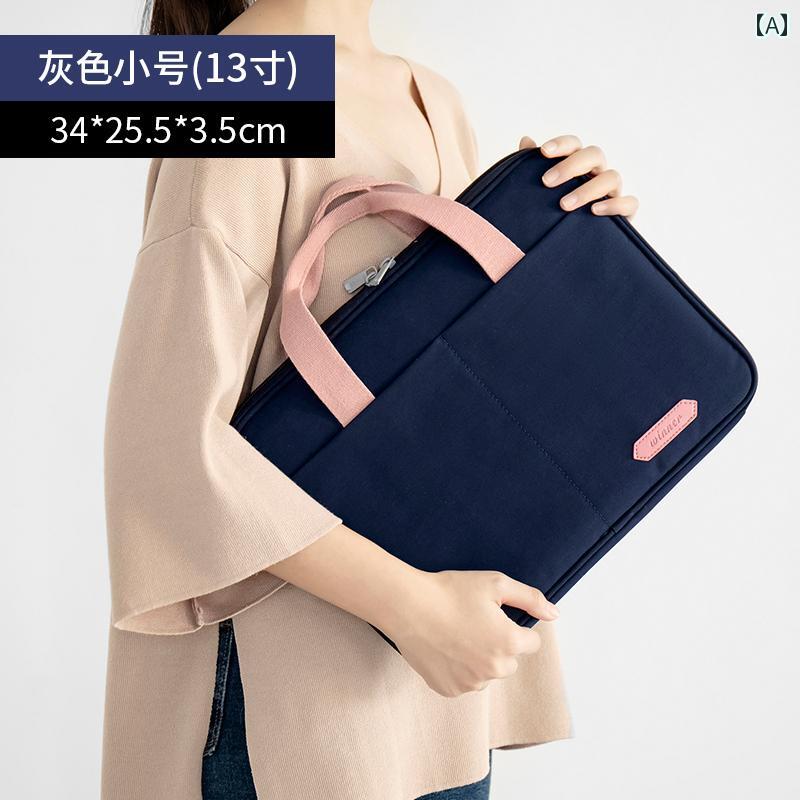 トートバッグ ハンドバッグ A4 オフィス 通勤 ビジネス ブリーフ ケース メンズ レディース ジッパー シンプル 紺 グレー 水 パソコン