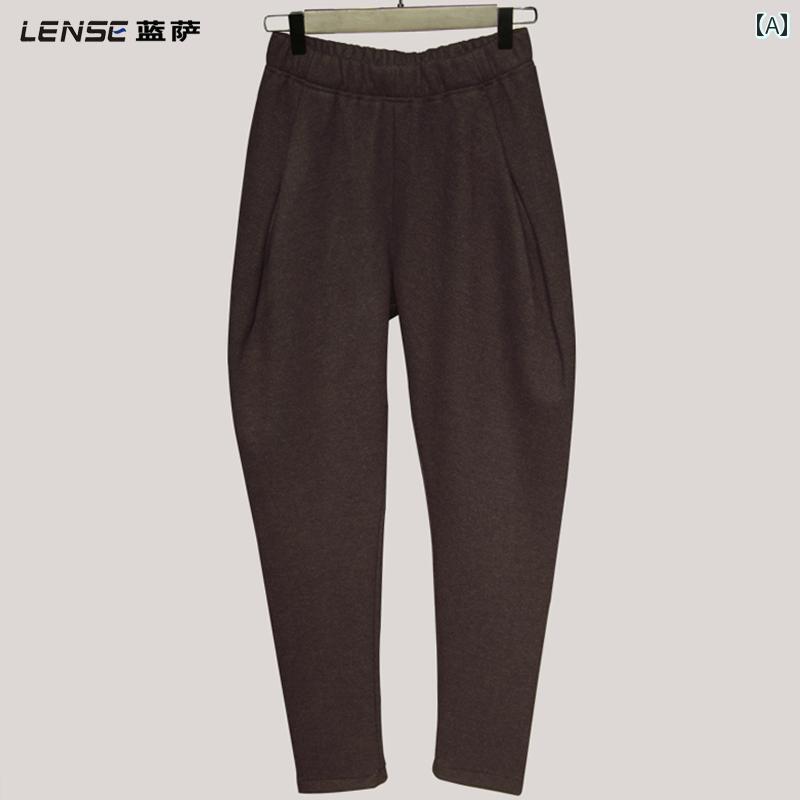乗馬 ズボン レディース パンツ ファッション おしゃれ 秋冬 ウール 裏起毛 ハイウエスト カジュアル ライディング 大きめサイズ ブラック ブラウン