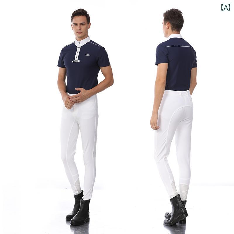 乗馬 ズボン メンズ レディース パンツ ファッション おしゃれ 春夏 薄手 滑りにくい 通気性 トレーニング ホワイト ブラック ベージュ